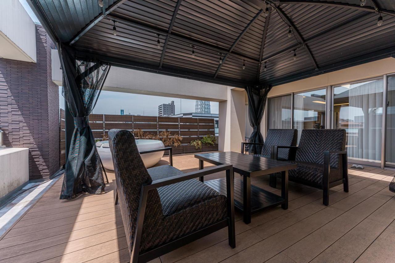 Oshiage Sky View Terrace Penthouse Apartment Tokyo Exterior photo